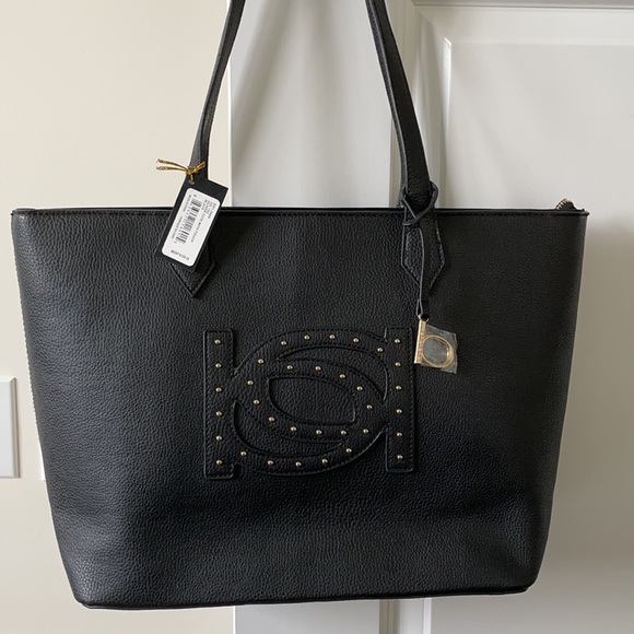 Black Bebe Oliver Tote With Pouch - Picture 1 of 8